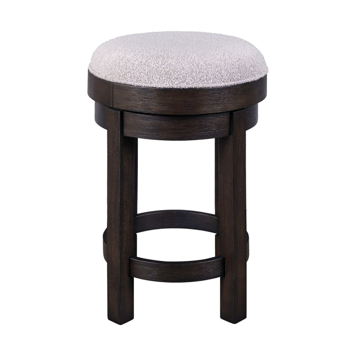 Weston Uph Swivel Console Stool (RTA) - Plourde Furniture Co (Caribou, ME)