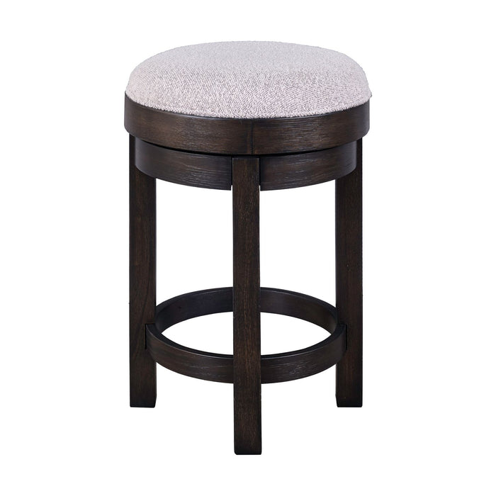 Weston Uph Swivel Console Stool (RTA) - Plourde Furniture Co (Caribou, ME)