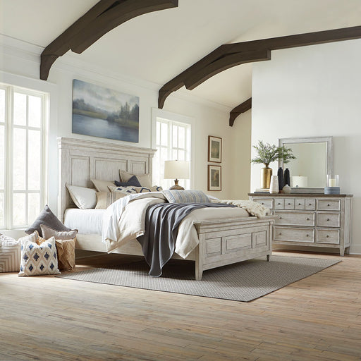 Heartland King California Panel Bed, Dresser & Mirror image