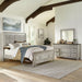 Heartland King Opt California Panel Bed, Dresser & Mirror image