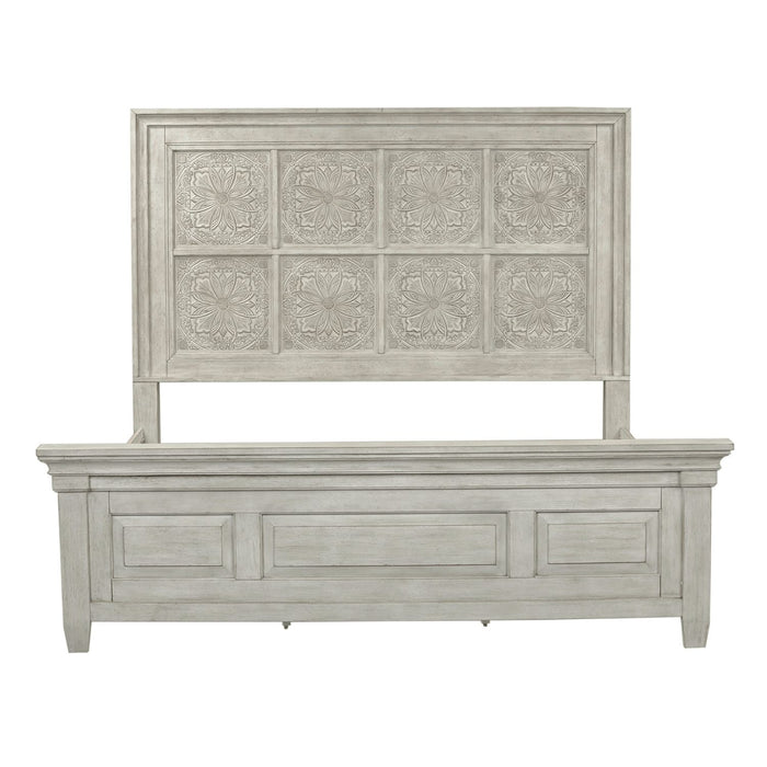 Heartland King Opt Panel Bed, Dresser & Mirror, Chest, Night Stand - Plourde Furniture Co (Caribou, ME)
