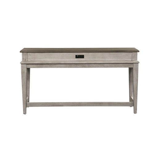 Heartland Console Bar Table in Antique White - Plourde Furniture Co (Caribou, ME)