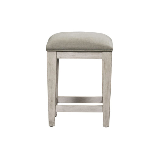 Heartland Console Stool in Antique White - Plourde Furniture Co (Caribou, ME)