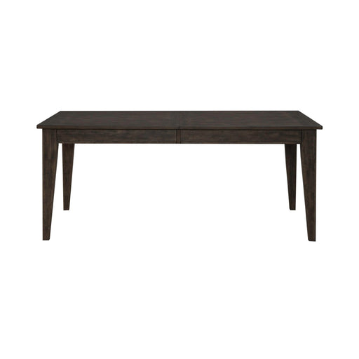 Midland Falls Rectangular Leg Table in ustic Brown - Plourde Furniture Co (Caribou, ME)