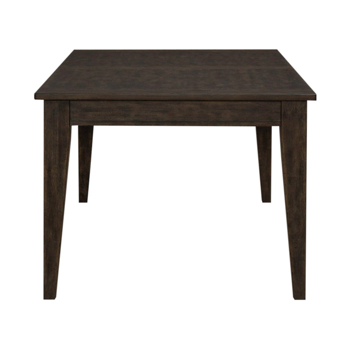 Midland Falls Rectangular Leg Table in ustic Brown - Plourde Furniture Co (Caribou, ME)