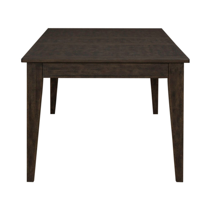 Midland Falls Rectangular Leg Table in ustic Brown - Plourde Furniture Co (Caribou, ME)
