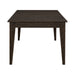 Midland Falls Rectangular Leg Table in ustic Brown - Plourde Furniture Co (Caribou, ME)