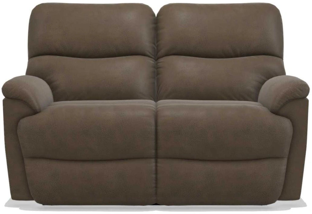La-Z-Boy Trouper PowerRecline La-Z-Time Mink Reclining Loveseat w/Power Headrest