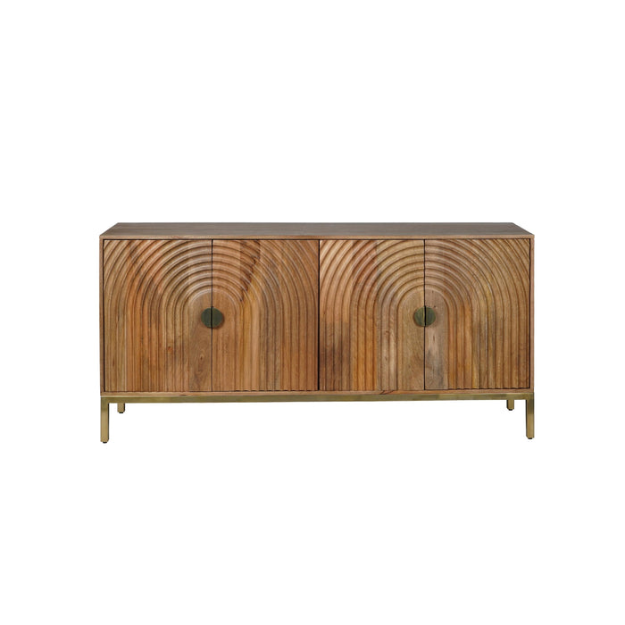 Asher 4 Door Accent Cabinet