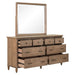 Hickory Grove Dresser & Mirror image