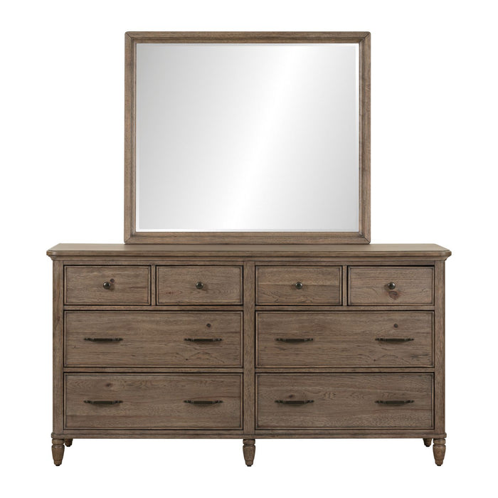 Hickory Grove Dresser & Mirror image