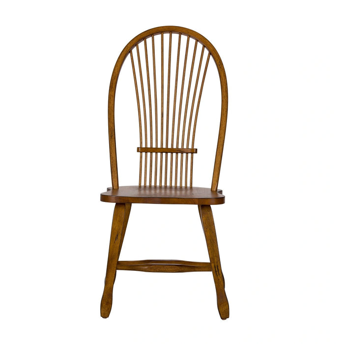 Treasures Sheaf Back Side Chair - Oak image