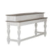 Magnolia Manor Console Bar Table in Antique White image