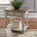 Morgan Creek End Table in Antique White image