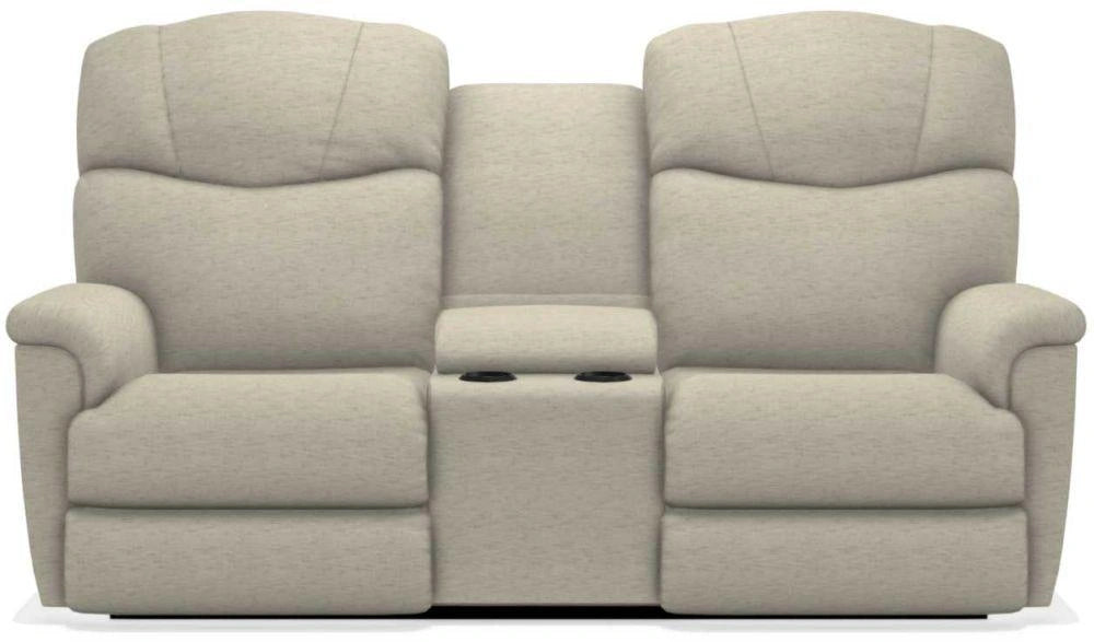 La-Z-Boy Lancer Power La-Z Time Sand Full Reclining Loveseat with Console
