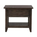 Paradise Valley Rectangular End Table in Saddle Brown image