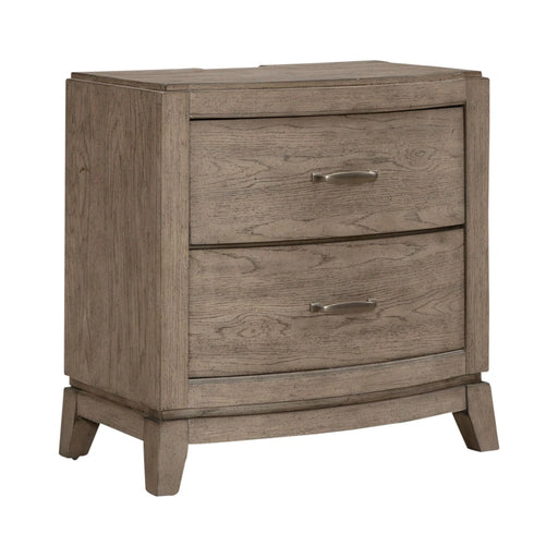 Avalon Nightstand with Charging Station in Burnished Beige image