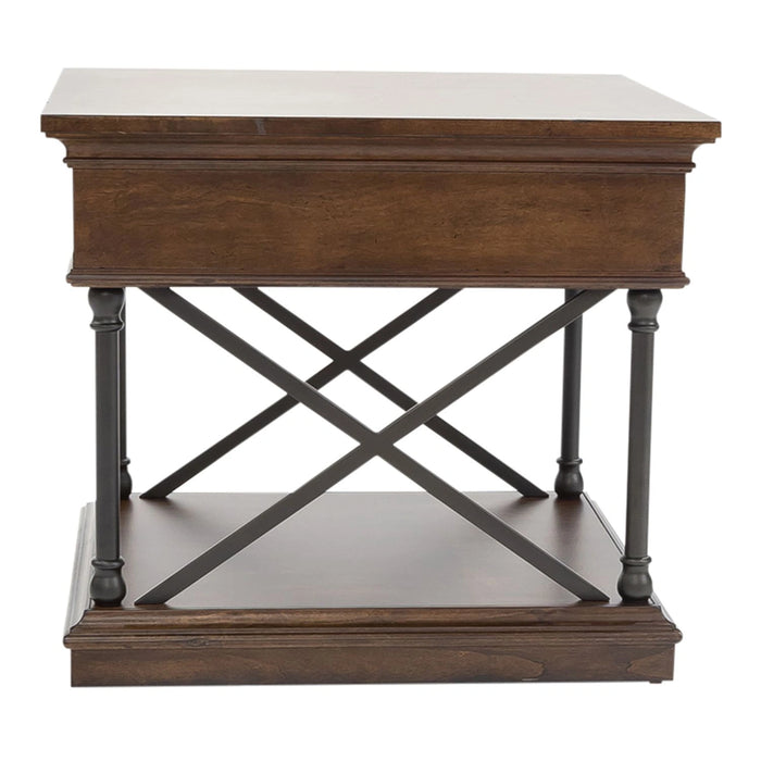 Tribeca End Table in Cordovian Brown image