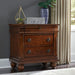 Rustic Traditions 3 Drawer Nightstand in Rustic Cherry image