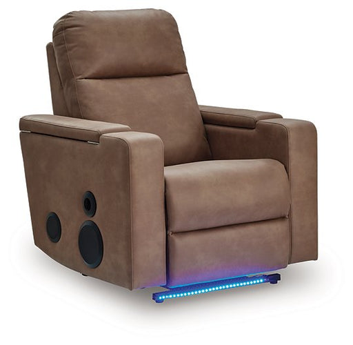 Lorrenton Power Glider Recliner with Audio System - Plourde Furniture Co (Caribou, ME)