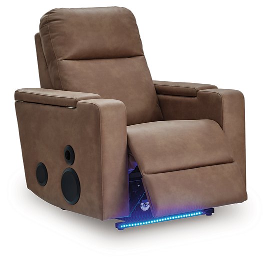 Lorrenton Power Glider Recliner with Audio System - Plourde Furniture Co (Caribou, ME)