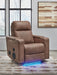 Lorrenton Power Glider Recliner with Audio System - Plourde Furniture Co (Caribou, ME)