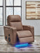 Lorrenton Power Glider Recliner with Audio System - Plourde Furniture Co (Caribou, ME)