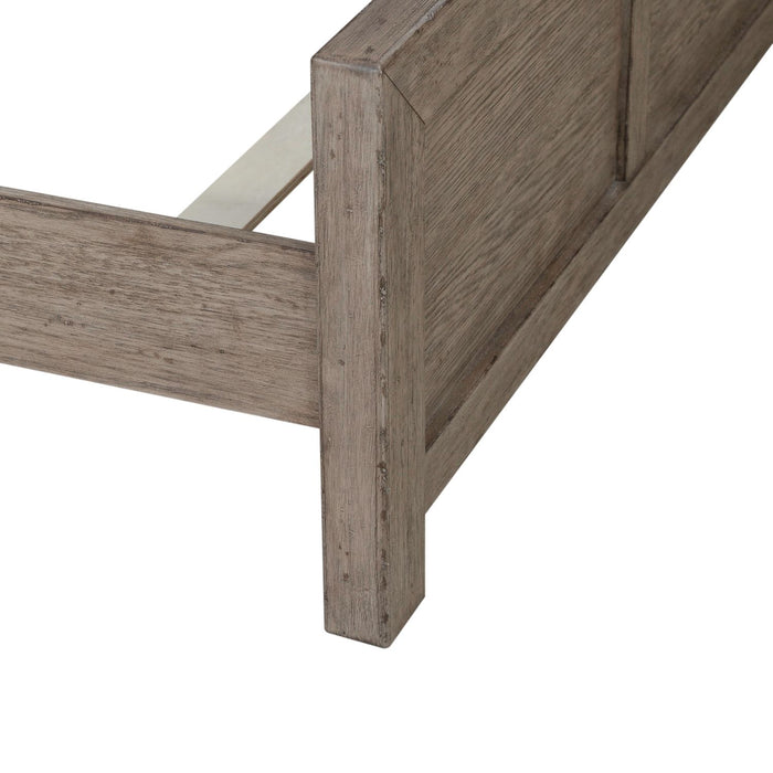 Skyview Lodge King Panel Bed in Cobblestone - Plourde Furniture Co (Caribou, ME)