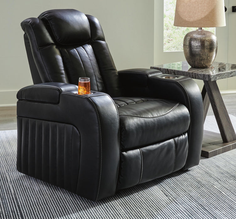 Caveman Den Power Recliner - Plourde Furniture Co (Caribou, ME)
