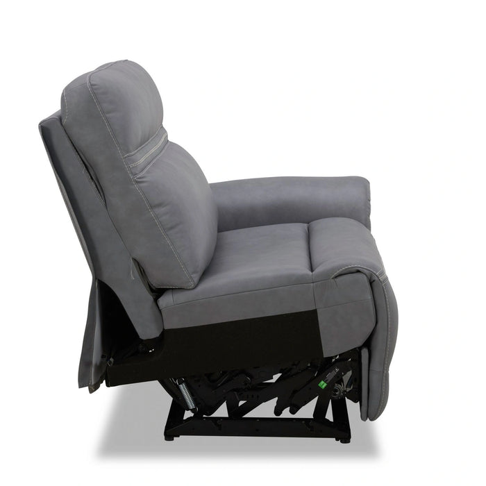 Cooper R Arm Recliner P3 & ZG - Blue Gray image
