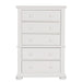Summer House 5 Drawer Chest in Oyster White image