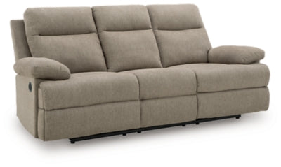 Side-Swipe Reclining Sofa with Drop Down Table - Plourde Furniture Co (Caribou, ME)