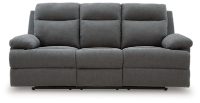 Side-Swipe Reclining Sofa with Drop Down Table - Plourde Furniture Co (Caribou, ME)