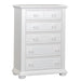 Summer House 5 Drawer Chest in White image