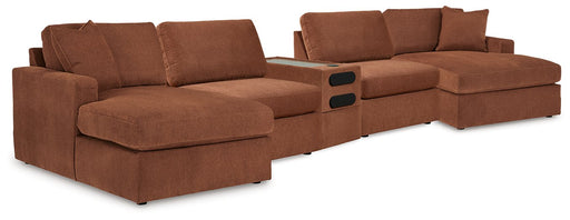 Modmax 5 Piece Sectional with Audio Console - Plourde Furniture Co (Caribou, ME)