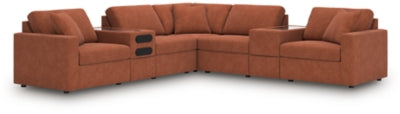 Modmax Balanced Sectional with Audio and Storage Consoles - Plourde Furniture Co (Caribou, ME)