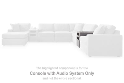 Modmax Balanced Sectional with Audio and Storage Consoles - Plourde Furniture Co (Caribou, ME)