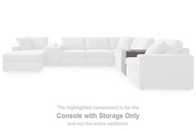 Modmax Balanced Sectional with Audio and Storage Consoles - Plourde Furniture Co (Caribou, ME)