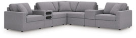 Modmax Balanced Sectional with Audio and Storage Consoles - Plourde Furniture Co (Caribou, ME)