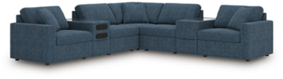 Modmax Balanced Sectional with Audio and Storage Consoles - Plourde Furniture Co (Caribou, ME)