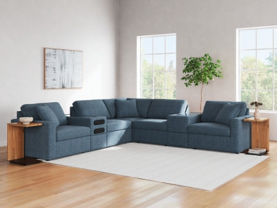 Modmax Balanced Sectional with Audio and Storage Consoles - Plourde Furniture Co (Caribou, ME)