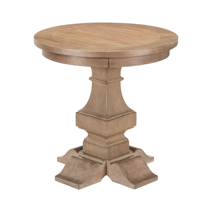 Haven Hills Round End Table - Plourde Furniture Co (Caribou, ME)