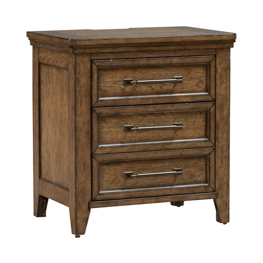 Carolina Park Nightstand w/ Charging Station - Plourde Furniture Co (Caribou, ME)