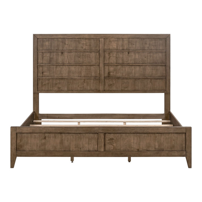 Shaker Lakes King Panel Bed - Plourde Furniture Co (Caribou, ME)
