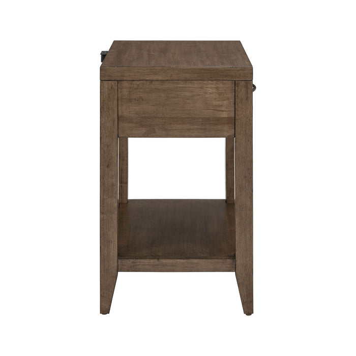 Shaker Lakes Open Nightstand w/ Charging Station - Plourde Furniture Co (Caribou, ME)