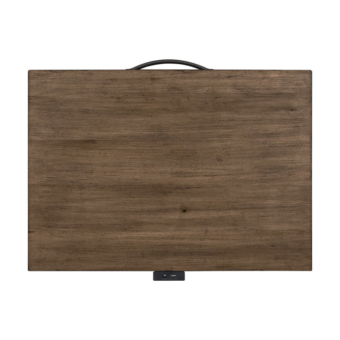 Shaker Lakes Open Nightstand w/ Charging Station - Plourde Furniture Co (Caribou, ME)