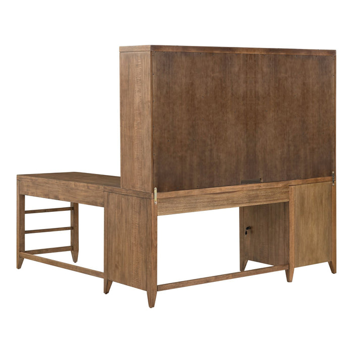 Shaker Lakes Opt L Shaped Desk Set - Plourde Furniture Co (Caribou, ME)