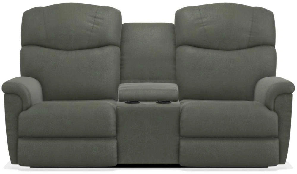 La-Z-Boy Lancer Power La-Z Time Charcoal Full Reclining Loveseat with Console
