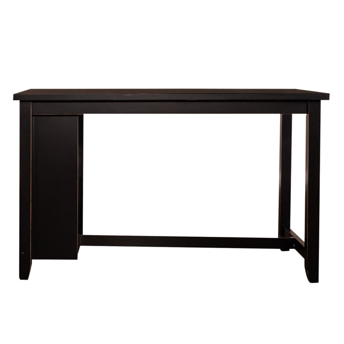 Brook Creek 5 Piece Counter Set in Black - Plourde Furniture Co (Caribou, ME)