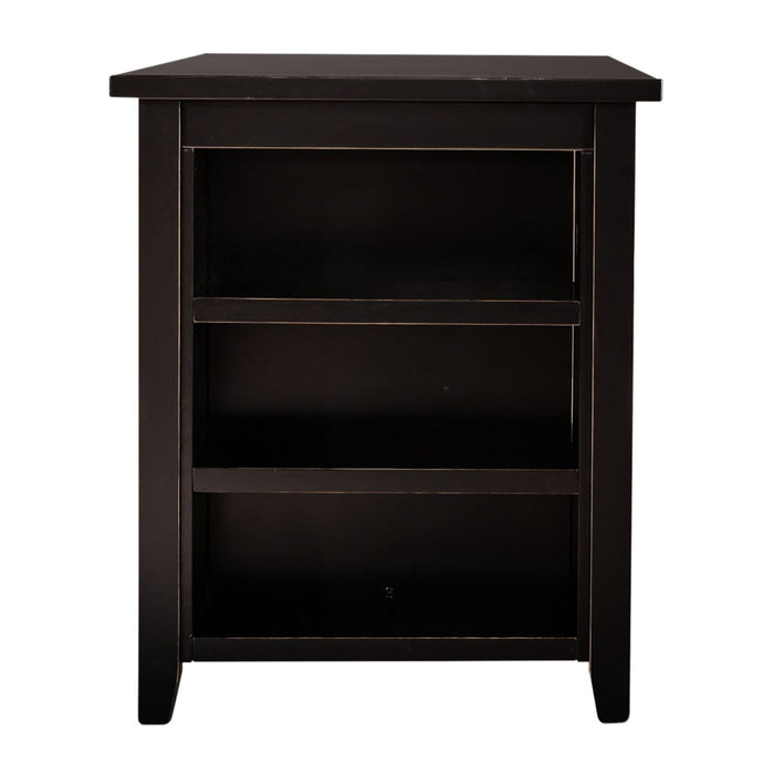 Brook Creek 5 Piece Counter Set in Black - Plourde Furniture Co (Caribou, ME)